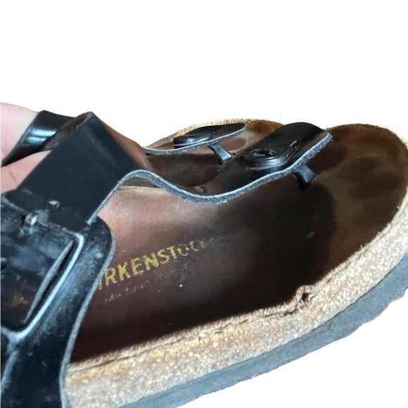 Birkenstock Gizeh Birko-Flor Patent Black 6 - Picture 6 of 6